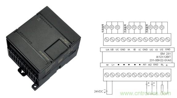 圖4:UN200PLC的一個擴展模塊