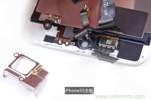 土豪金iPhone 5S拆解：內部結構升級，維修難度增加