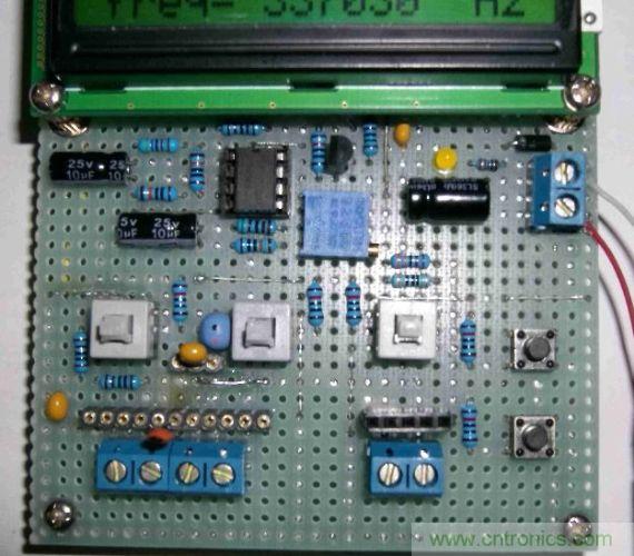 DIY集電容、電感和頻率為一體的測(cè)量?jī)x器