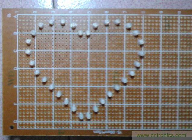 三八節(jié)將至！DIY心形LED流水燈！你們懂的~