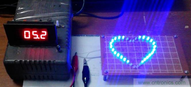 三八節(jié)將至！DIY心形LED流水燈！你們懂的~