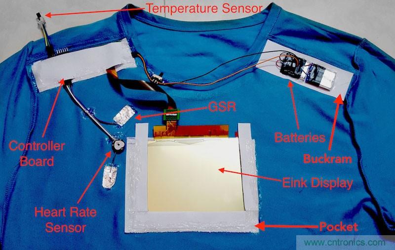 如何DIY一款能監(jiān)控個(gè)人情緒的電子T恤？