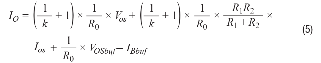 高精度、快速建立的大電流源