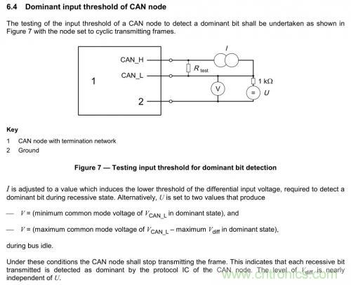 如何測(cè)試CAN節(jié)點(diǎn)DUT的輸入電壓閾值？