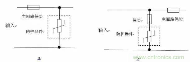 防護電路中的元器件 防護電路中的元器件