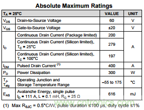 看懂MOSFET數(shù)據(jù)表，第3部分&mdash;連續(xù)電流額定值