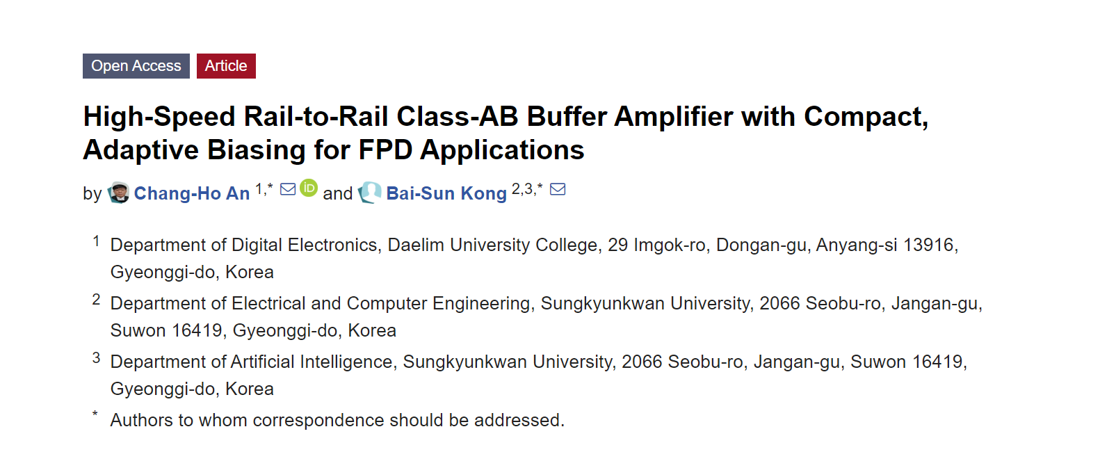 新型Class-AB緩沖放大器，適用于FPD應用