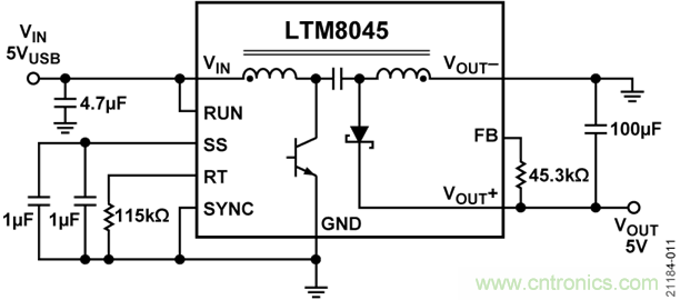 USB供電、915MHz ISM無線電頻段、具有過溫管理功能的1W功率放大器