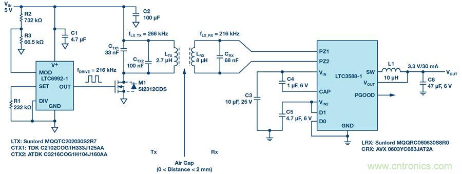沒有電池的應用，是否可以采用無線供電？