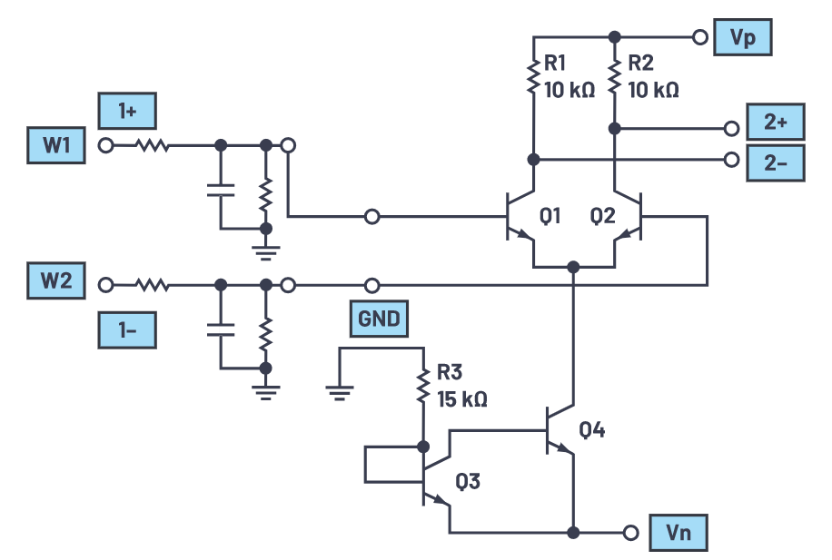 ADALM2000實驗:BJT差分對