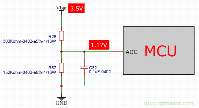 電池電壓偵測(cè)電路&ldquo;踩坑&rdquo;：分壓電阻的精度竟然是5%，不是1%