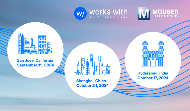 貿(mào)澤電子以鉆石贊助商身份閃耀亮相Silicon Labs Works With 2024開(kāi)發(fā)者大會(huì) 貿(mào)澤電子以鉆石贊助商身份閃耀亮相Silicon Labs Works With 2024開(kāi)發(fā)者大會(huì)