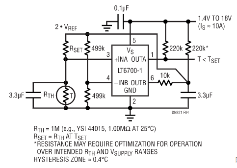 如何使用具有集成400mV基準(zhǔn)的雙微功率比較器簡(jiǎn)化監(jiān)控器和控制功能？