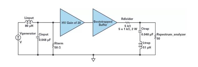 能否讓低壓放大器自舉來獲得高壓緩沖器？